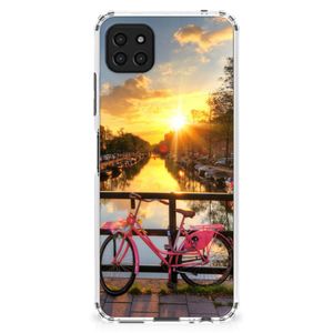 Samsung Galaxy A22 5G Telefoonhoesje met valbescherming Amsterdamse Grachten