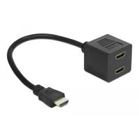 High Speed HDMI Splitter met Ethernet 1x male naar 2x female HDMI Splitter