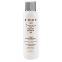 BioSilk Silk Therapy Organic Coconut Oil 3-in-1 Shampoo, Conditioner & Body Wash