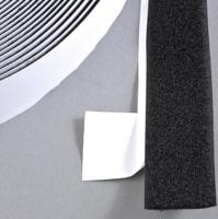 Klittenband klevend 38mm zwart lus 25m