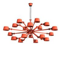 Tonone Bolt Chandelier 18 arms Hanglamp - Oranje