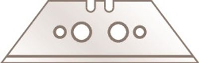 Martor Trapeziummes | L60xB19xS0,63mm | met perforatie | 10 stuks / dispenser - 199.70 199.70