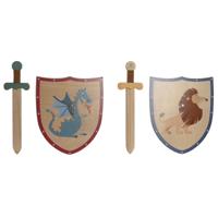 Speelzwaard Home ESPRIT 28 x 0,5 x 33,5 cm (2 Stuks)
