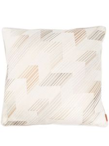 Missoni Home coussin à motif zigzag - Tons neutres