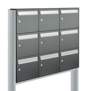 Allux Flow Set 3-Breed, 3-Hoog Op Statief Antraciet - 40040065_3x3s