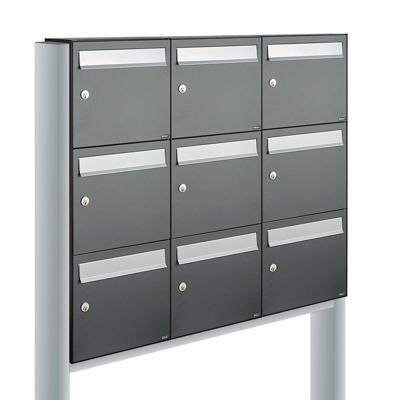 Allux Flow Set 3-Breed, 3-Hoog Op Statief Antraciet - 40040065_3x3s