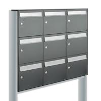 Allux Flow Set 3-Breed, 3-Hoog Op Statief Antraciet - 40040065_3x3s