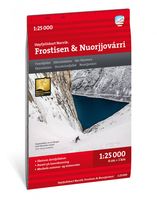 Wandelkaart Hoyfjellskart Narvik: Frostisen - Nuorjjovárri | Noorwegen