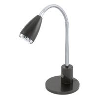 Eglo BureaulampFox antraciet met chroom - 92873