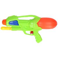 1x Waterpistolen/waterpistool groen van 30 cm kinderspeelgoed - thumbnail