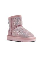 Lelli Kelly bottines en daim à ornements en cristal - Rose