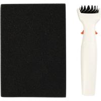 Creativ Company Snijmal borstel & foam pad, afm 4x15,5 cm, 1 stuk Creativ Company Snijmal borstel & foam pad, afm 4x15,5 cm, 1 stuk