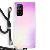 Flow mist pastel: Xiaomi Mi 10T 5G Transparant Hoesje met koord