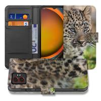 Samsung Galaxy Xcover 7 Pro | Bookcase | Hoesje Baby Luipaard