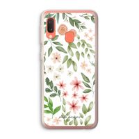Botanical sweet flower heaven: Samsung Galaxy A20e Transparant Hoesje