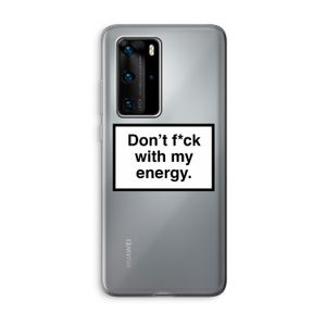 My energy: Huawei P40 Pro Transparant Hoesje