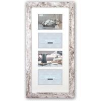 Zep Fotolijst V24106 Nelson 6 4Q White Wash voor 4 Foto's