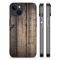 iPhone 15 Plus Houten Print Telefoonhoesje Steigerhout