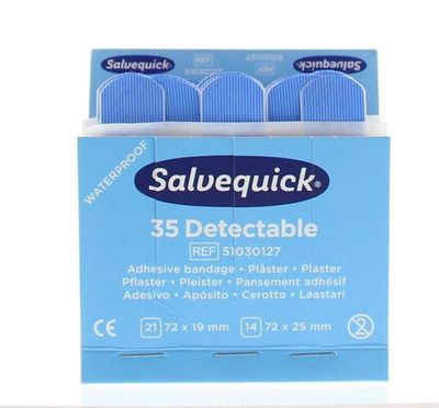 Salvequick Pleister blauw 6735 (35 st)