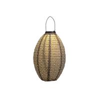 Lampion solar marrakesh 22x32 cm grijs - Annas collection