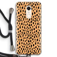 Panter: Xiaomi Redmi 5 Transparant Hoesje met koord