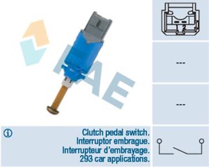 Fae Koppelingbedieningsschakelaar (motor) 24901