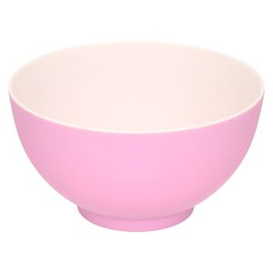 Onbreekbare kunststof/melamine roze dessert schaaltje Dia 14 x H 7.5 cm voor outdoor/camping - Serveerschalen