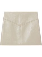 Proenza Schouler White Label minijupe en vinyle - Blanc Proenza Schouler White Label minijupe en vinyle - Blanc