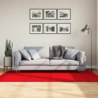 VidaXL Vloerkleed oviedo laagpolig 100x200 cm rood