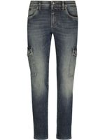 Dolce & Gabbana jean skinny à poches cargo - Bleu - thumbnail