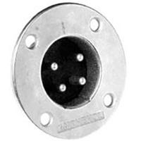 Amphenol EP-4-14 XLR-connector Flensstekker Aantal polen: 4 Zilver 1 stuk(s) - thumbnail