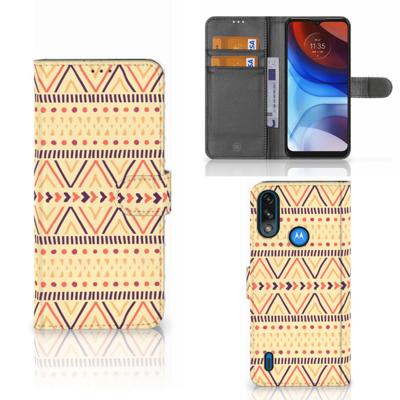 Motorola Moto E7i Power | E7 Power | Telefoon Hoesje | Aztec Yellow