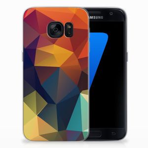 Samsung Galaxy S7 TPU Hoesje Polygon Color