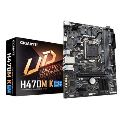 Gigabyte GIGABYTE Mainboard H470M K - ATX - Socket Intel 1200 - Intel H470 Gigabyte GIGABYTE Mainboard H470M K - ATX - Socket Intel 1200 - Intel H470