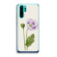 Purple poppy: Huawei P30 Pro Transparant Hoesje