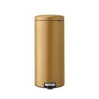 Brabantia NewIcon Pedaalemmer - 30 liter - kunstof binnenemmer - warm gold 238765