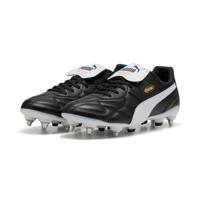 PUMA King Top IJzeren-Nop Voetbalschoenen (SG) Zwart Wit Goud