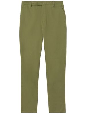 Burberry pantalon chino en serge - Vert