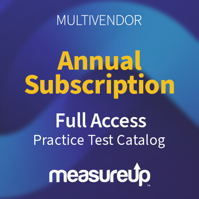 MeasureUp Subscription Plan