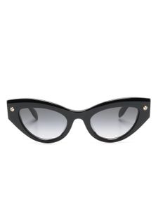 Alexander McQueen Eyewear lunettes de soleil à détails de clous - Noir