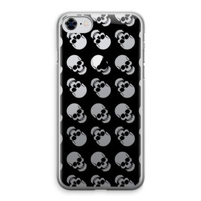 Musketon Skulls: iPhone 8 Transparant Hoesje