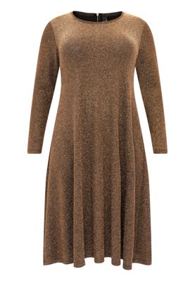 Yoek Jurk LUREX | Goud | Maat 42/44