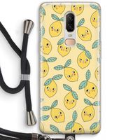 Citroenen: OnePlus 6 Transparant Hoesje met koord