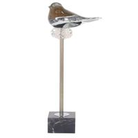 Decoratieve figuren DKD Home Decor Tricolor Vogel 18 x 9 x 42 cm