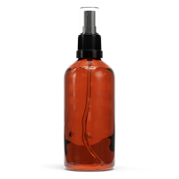 Glazen fles - Bruin (incl. varierende doppen) 100 ml (Brede hals - DIN28) / Verstuiver