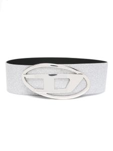 Diesel ceinture large à paillettes B-1dr 80 - Argent