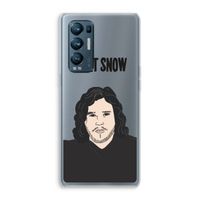 Let It Snow: Oppo Find X3 Neo Transparant Hoesje