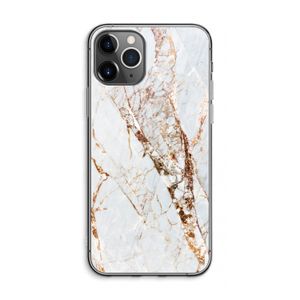 Goud marmer: iPhone 11 Pro Max Transparant Hoesje