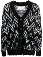 Missoni cardigan à motifs zigzag brodé - Noir