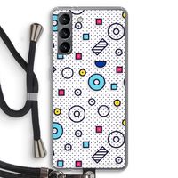 8-bit N°9: Samsung Galaxy S21 Transparant Hoesje met koord